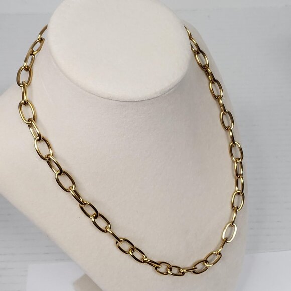 Authentic Louis Vuitton Padlock w/unbranded Stainless Steel Necklace & Bracelet - Picture 12 of 15